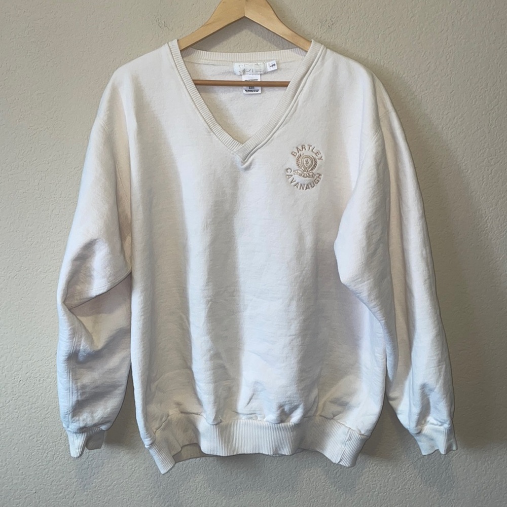 Vintage crème golf sweater